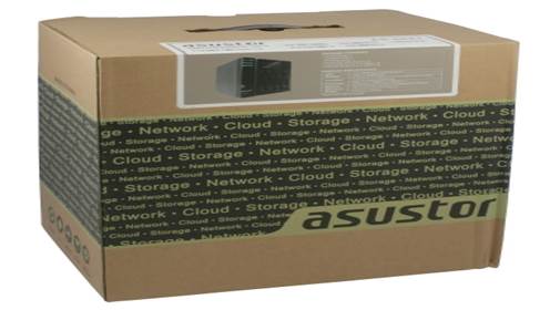 Asustor AS-604T’s plain cardboard box