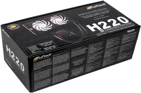 Swiftech H220 in retail packaging