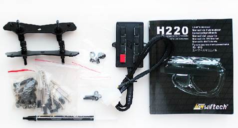 Full accessories of Swiftech H220
