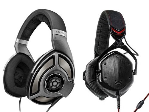 V-Moda M100 (right) and Sennheiser HD 700 are two models using open design