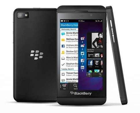 The flagship BlackBerry Z10 is a thoroughly modern smartphone with a thoroughly modern mobile OS
