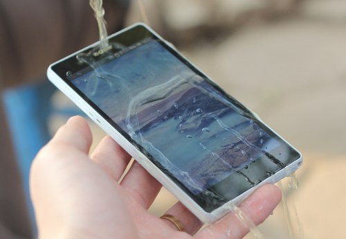 Xperia Z is distinguishable from other smartphones thanks to its water-resistance and anti-dust ability