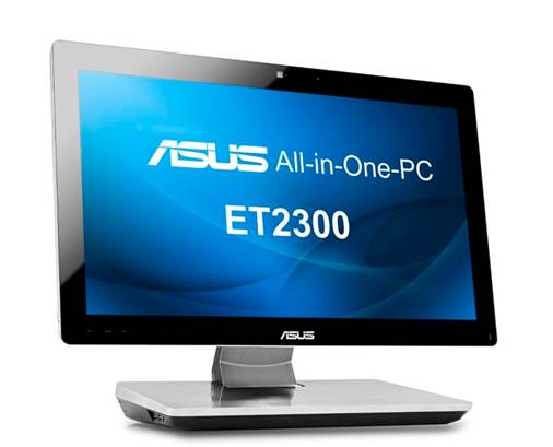 The Asus is steady on its base, and its 11.6kg weight keeps it firmly anchored to the desk