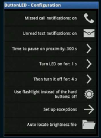 Configure your buttons to work as notification lights