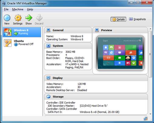 VirtualBox is a great start into the world of virtualisation