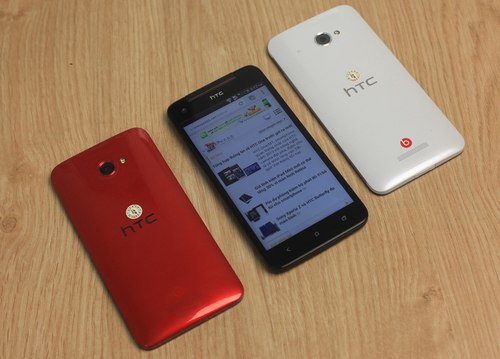 HTC Butterfly has three colors: white, red and black.