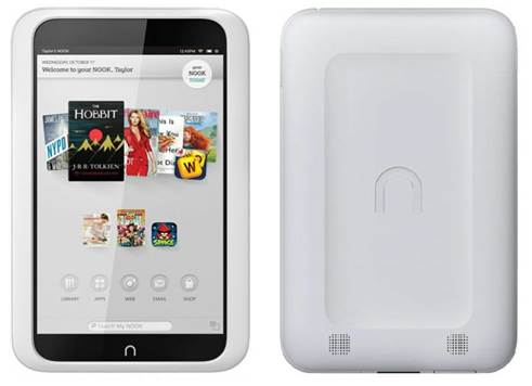 Nook HD: front and back