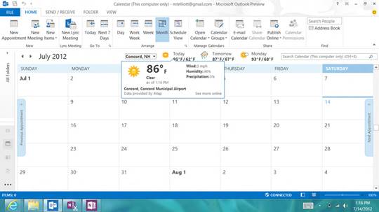 Add weather information to Outlook’s calendar