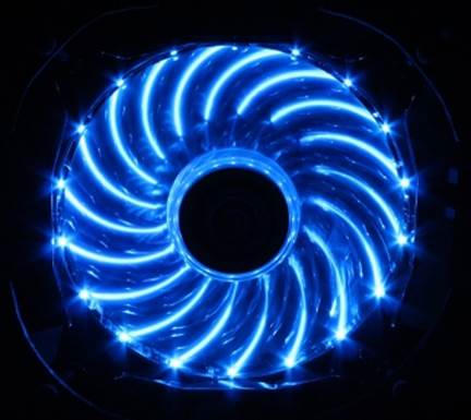 The blue LED-lighting system