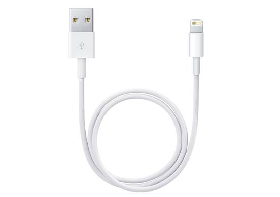 Use the Lightning to USB cable to con¬nect your iPhone or iPad