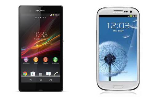 Sony Xperia Z Vs Samsung Galaxy S III