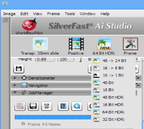 SilverFast Ai Studio Interface