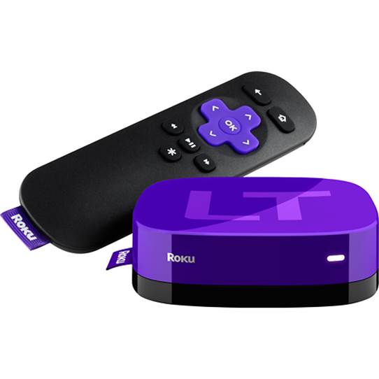 The Roku is easily controlled via it’s intuitive, clutter-free remote