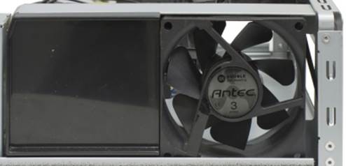 Pre-installed 80mm fan