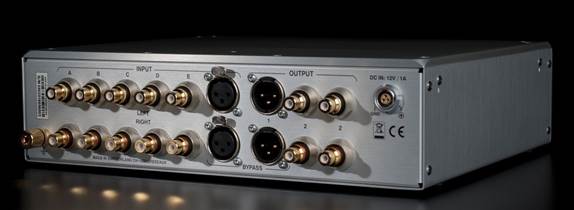 The Jazz includes five line inputs, a bypass, two RCA and one balanced XLR output