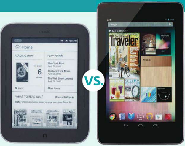  Nook Simple Touch with GlowLight or Google Nexus 7?