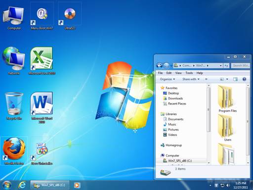 A recent OS such as Win7 can get by fairly well on 2GB or more memory