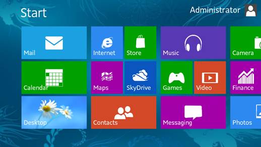 Windows 8 was designed to be used in both touch- and keyboard/mouse-based environments