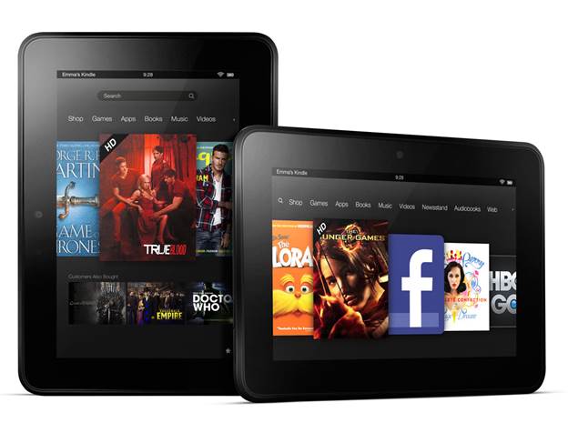 Amazon Kindle Fire HD (7-inch, 16GB) from $210 with charger