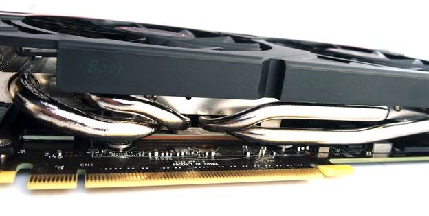 A better cooler means the GPU can sustain boost clocks that are higher, for longer