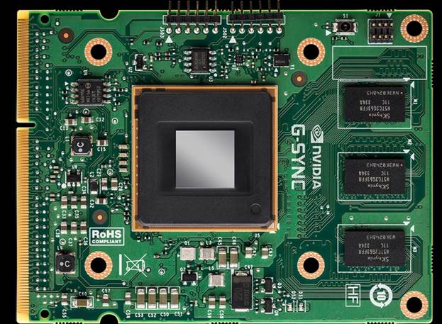 Nvidia's G-Sync module is designed to replace a monitor scaler - a controller module found in modern A/V devices
