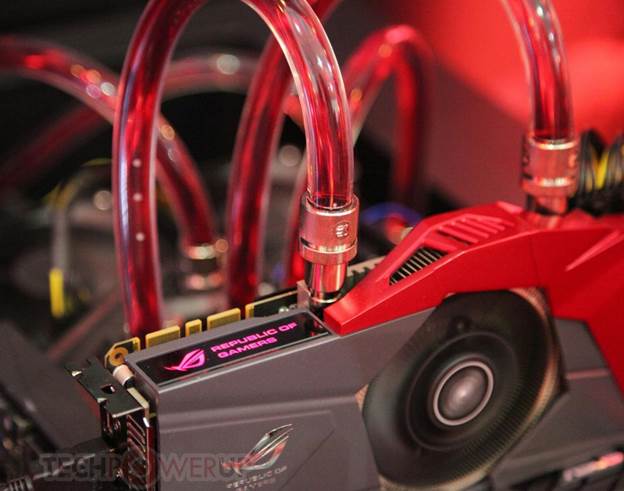 ASUS Poseidon (yes, it's a GTX770). Pretty interesting design. Will definately save you some money if you chose to go liquid cooling later on (no need to buy a waterblock).