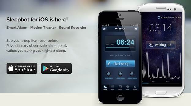Sleepbot is an Android app that helps you figure out what's going on while you're sleeping. 