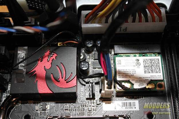 MSI-Nightblade-45. The z87I has been dressed up a bit with some red color here and there