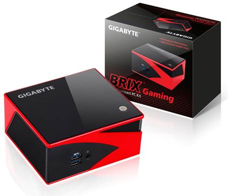 Gigabyte Brix Gaming s APU A8-5557M a Radeonem R9 M275X (GB-BXA8G-8890)