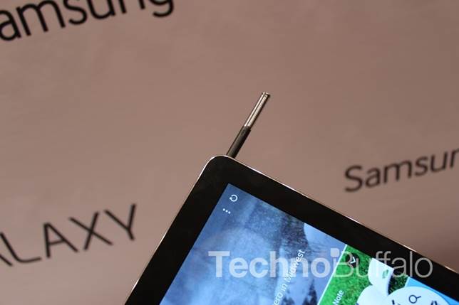 You’ll also find the S Pen, and Samsung’s brand new Magazine-inspired user interface that feels a bit like Windows 8