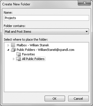 Create a new public folder in the default public folder tree.