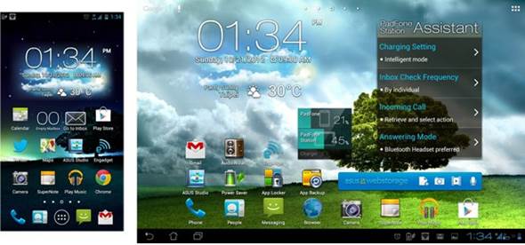 Some of Asus PadFone 2’s apps