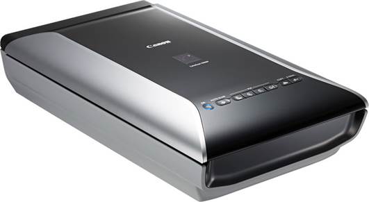 Some scanners, such as this Canon model, scan at very high resolutions