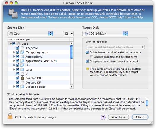 Carbon Copy Cloner lets you copy your startup disk to an external drive so that you can boot your Mac from the duplicate