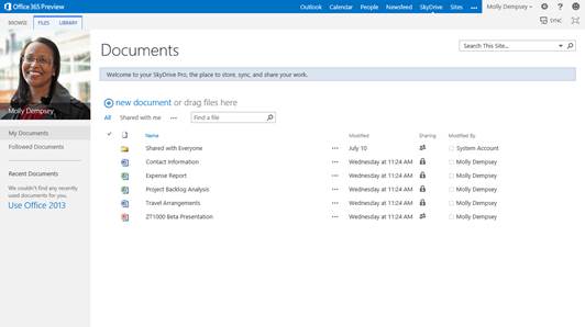 Another advantage of SharePoint is the ability for multiple users to work in the same documents simultaneously