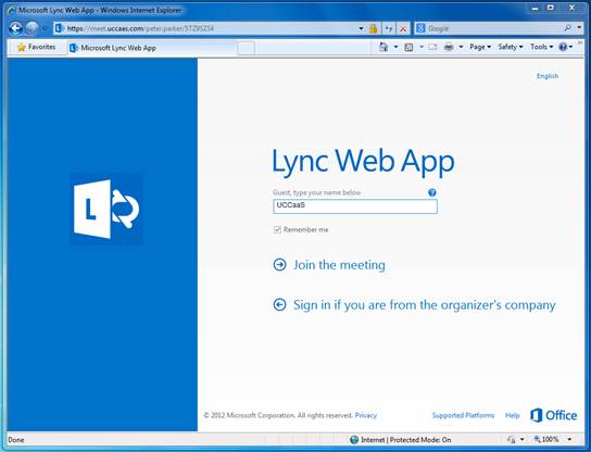 If your company uses Microsoft Lync, try the mobile app when you’re away from the office