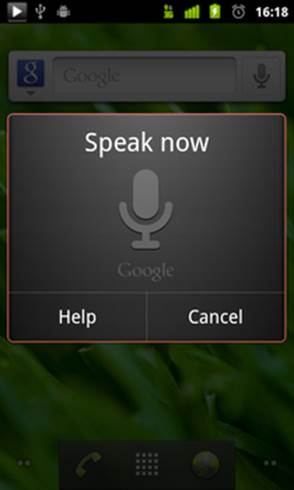 Voice search (search with voice), the thing new have used with temperamental result in 4.1, has been saved for a group of innovated query