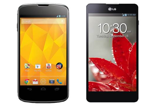Because Nexus 4 and Optimus G are too identical in chipset and other components, the measurement of both will be easy to compare