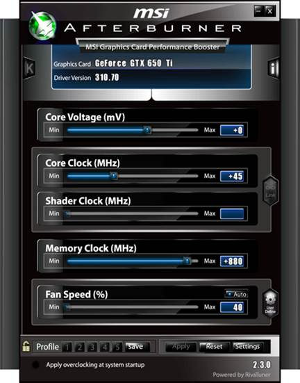Overclocking process as trial