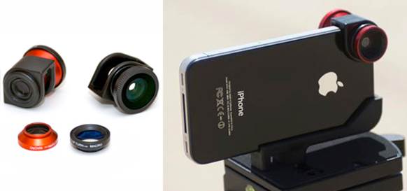 Clip-on specs: Olloclip lenses are an affordable upgrade