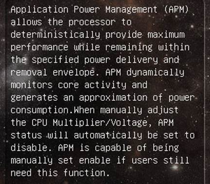 AMD Application Power Management