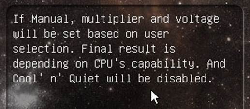 The Cool’n’Quiet technology would be turned off if you overclocked the CPU