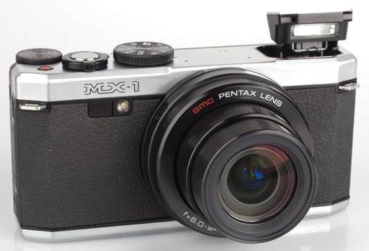 The Pentax MX-1 is an "extremely compact" camera