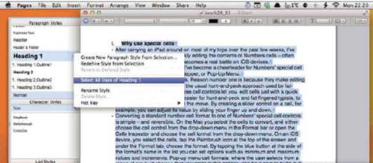 Heading home: Converting any text document to a Keynote-compatible file is easy as long as the text is styled