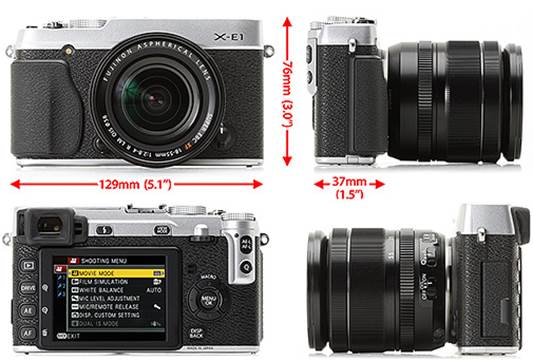 Close in design to the X-Pro1
