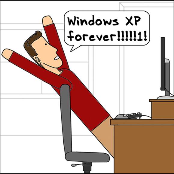 “Enterprises are notoriously optimistic about future deployments, so I’d say that by the time it reaches retirement, XP will still be on 15% to 20% of PCs.”