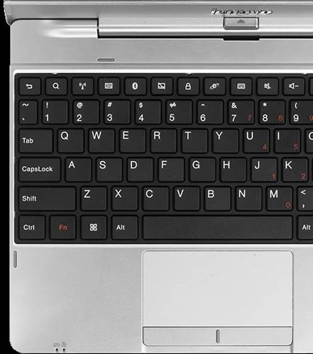 The keys are pretty hard and bounce to the back with the softness we’re familiar with on laptop layout (especially of Lenovo).
