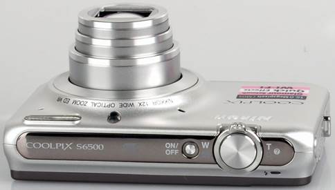 Nikon Coolpix S6500 equips 16-megapixel CMOS sensor which was it from the back and the 12x optical zoom lens.