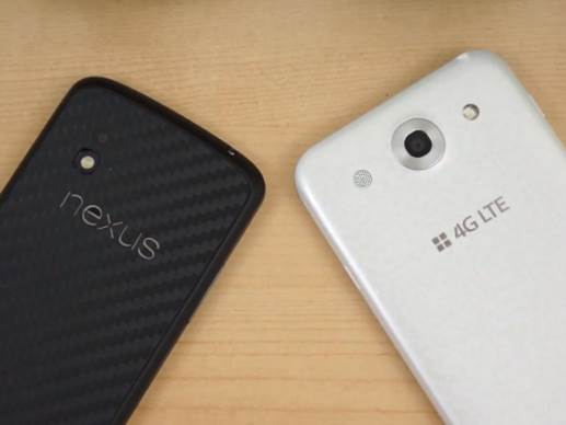 The back is as beautiful as the Optimus G and Nexus 4, and it is mainly due to the fact that the G Pro uses the same checkerboard-like design features from the two previous phones.