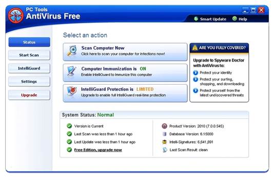 Freeware AntiVirus Software